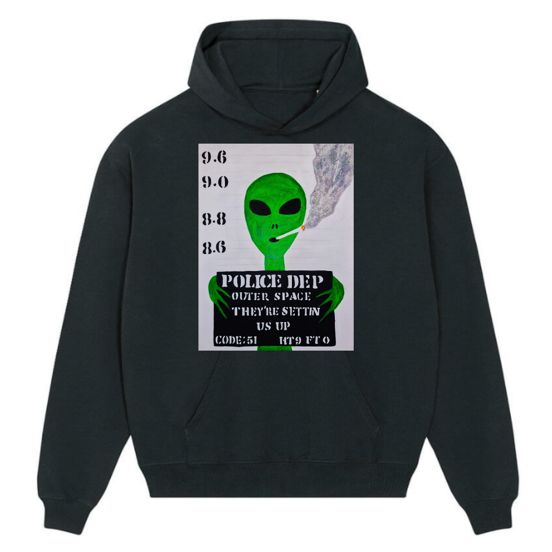 Alien Mugshot Hoodie